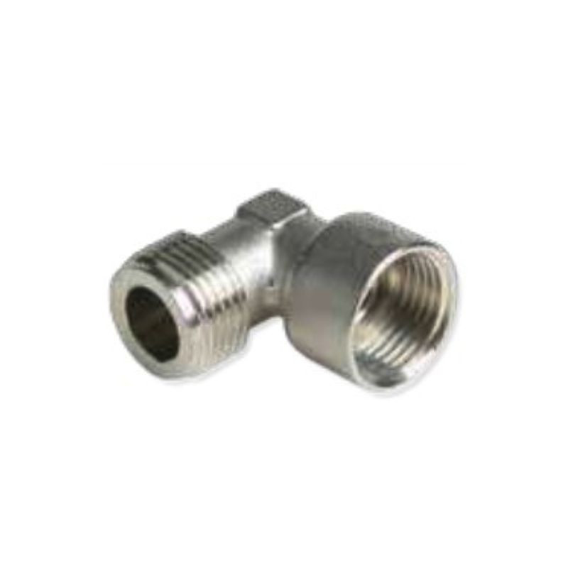 Eurotis Gomito Ottone Nichelato MF 1/2"