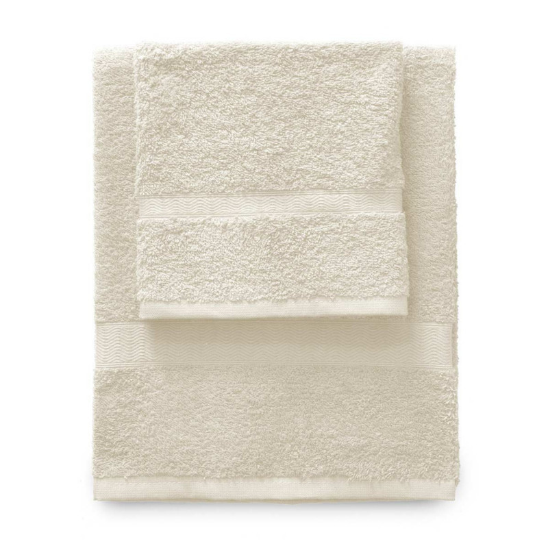 Gabel Tintunita Set Asciugamani Bagno Ecrù