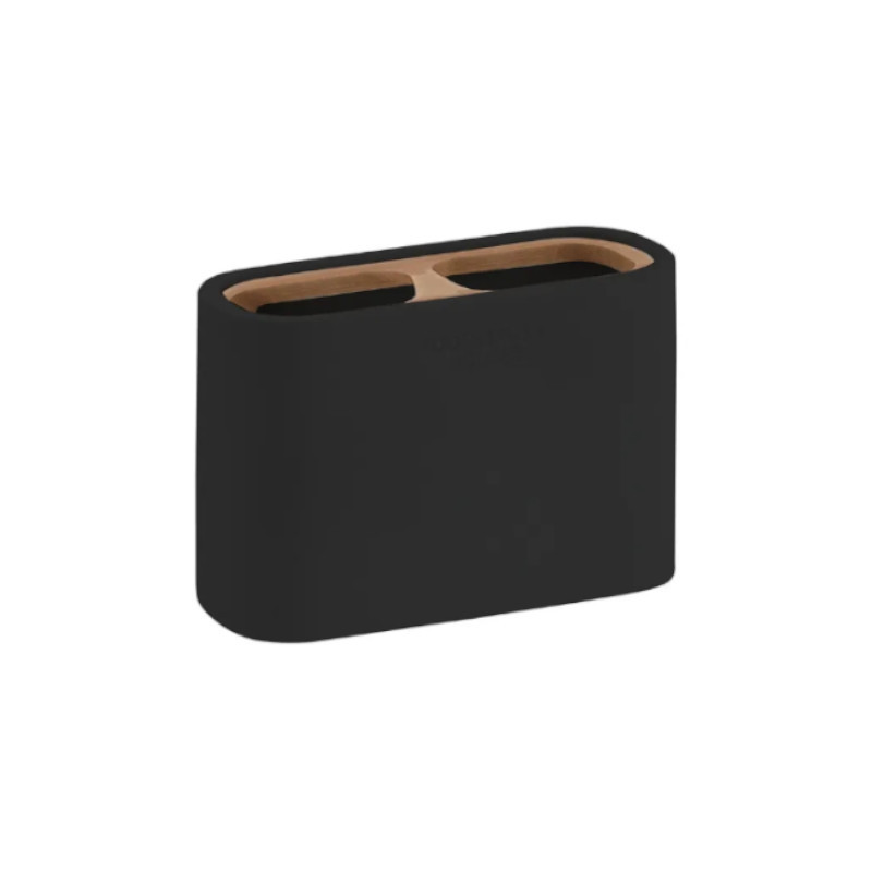 Portaspazzolino Gedy G-Ninfea - Nero