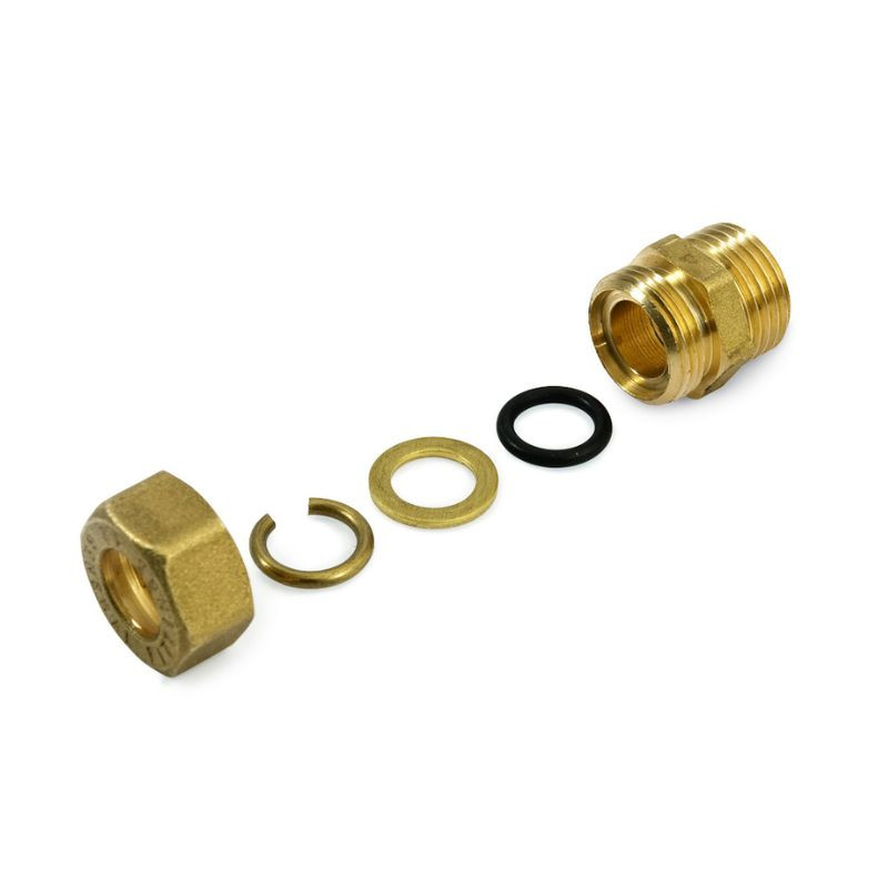 Raccordo Dritto Maschio per Rame a Stringere OR