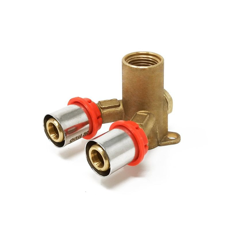 Ivar Gomito Murale  Doppio Multistrato a Pressare Femmina