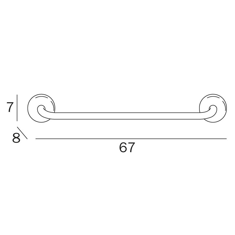 Inda - Porta Asciugamani In Acciaio Spazzolato L.35 | Leroy Merlin - 8