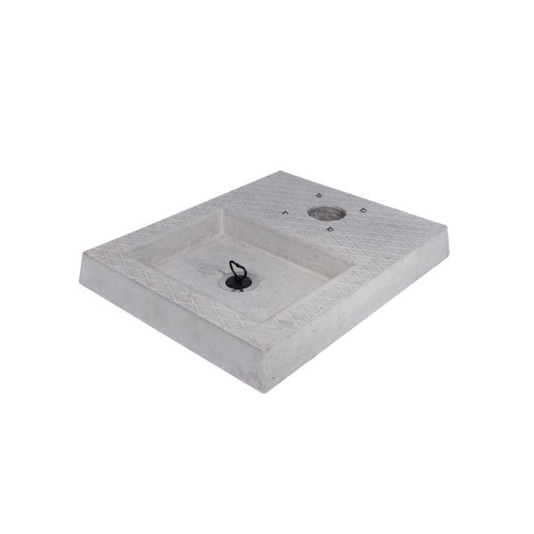 Bel-Fer Base Rettangolare con Vasca in Cemento