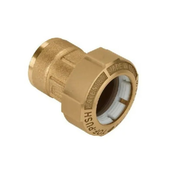 Effebi Tof Raccordo in Ottone Dritto Femmina per Polietilene