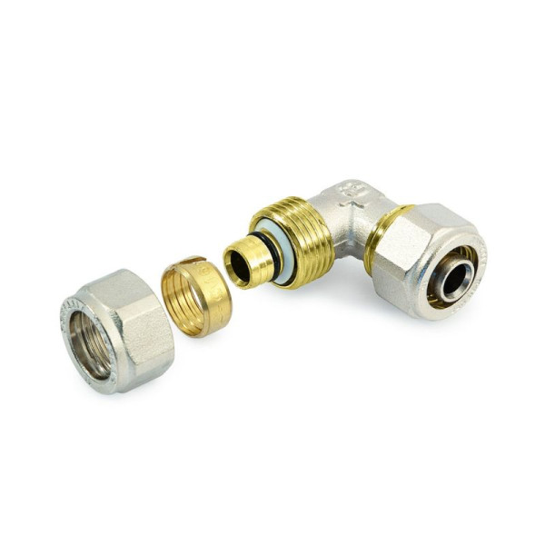 Gomito Bigiunto per Multistrato a Stringere