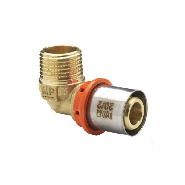 Ivar Gomito Multistrato a Pressare Filettato Maschio