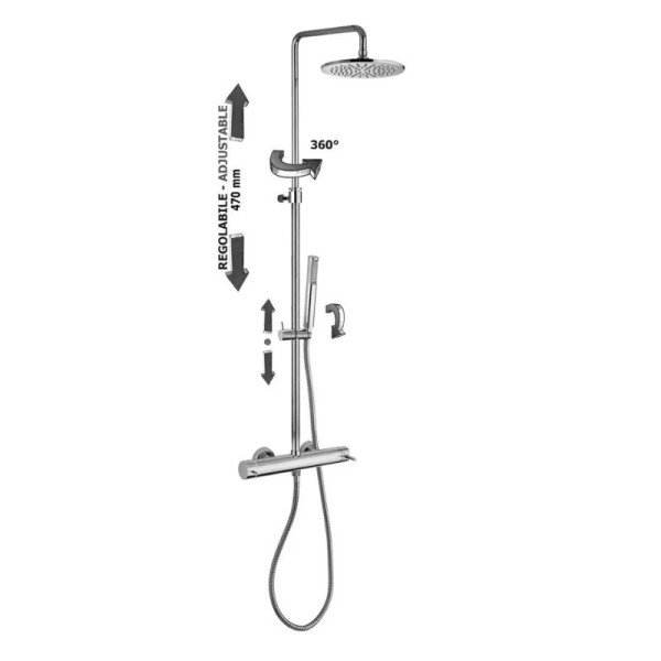 Paffoni Mini Master Colonna Doccia regolabile 