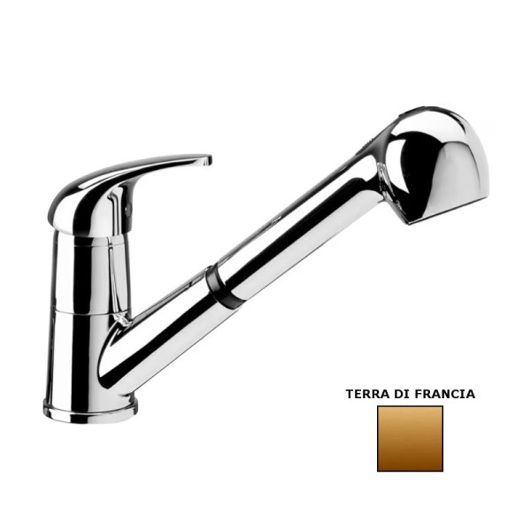 Paffoni Nettuno Due Cucina canna bassa estraibile - Terra di Francia