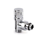 SR Tondera Valvola Radiatori Attacco Squadra Cromo