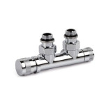 SR Tondera Gruppo Valvola e Detentore a Squadra Interasse 50 mm - Sinistra