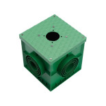 Bel-Fer Pozzetto in PVC con Attacchi Fontane