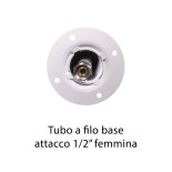 Attacco Bel-Fer Fontana in Alluminio Tonda