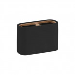 Portaspazzolino Gedy G-Ninfea - Nero