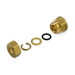 Raccordo Dritto Femmina per Rame a Stringere OR