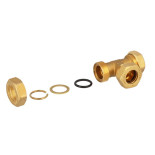 Raccordo Tee Intermedio per Rame a Stringere OR 