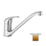 Paffoni Nettuno Due lavello canna bassa Terra di Francia