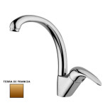 Paffoni Nettuno Due lavello canna alta Terra di Francia