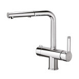 Paffoni Ringo Cucina Estraibile 2 getti con Attacco Depuratore