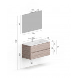 Scheda Tecnica Mobile Young 100 Cenere