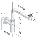 Scheda Tecnica Sifone d'Arredo Salvaspazio