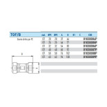 Scheda Tecnica Effebi Tof Manicotto in Ottone per Polietilene