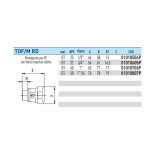 Scheda Tecnica Effebi Tof Raccordo in Ottone Dritto Maschio Ridotto per Polietilene