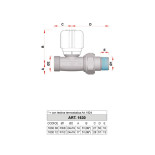 Scheda Tecnica Far Valvola Termostatizzabile attacco Rame Dritta