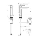 Scheda Tecnica Frattini Lea Lavabo a Risparmio Energetico