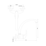 Scheda Tecnica Gaboli Cucina Mix a Muro canna alta