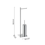 Scheda Tecnica Gedy Artù Piantana Portarolo e Scopino