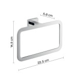 Scheda Tecnica Gedy Atena Portasalviette ad anello 