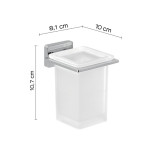 Scheda Tecnica Gedy Atena Portaspazzolino a muro