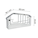 Scheda Tecnica Gedy Augustus Angolare Doccia Singolo