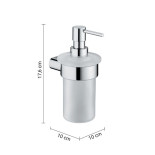 Scheda Tecnica Gedy Azzorre Portasapone Dosatore a muro