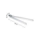 Scheda Tecnica Gedy Azzorre Portasalviette a snodo 