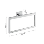 Scheda Tecnica Gedy Elba Portasalviette ad anello