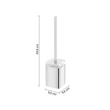 Scheda Tecnica Gedy Elba Portascopino Cromato 