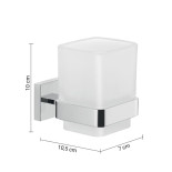 Scheda Tecnica Gedy Elba Portaspazzolino