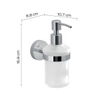 Scheda Tecnica Gedy Eros Portasapone Dosatore a muro