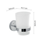 Scheda Tecnica Gedy Eros Portaspazzolino a muro