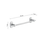 Scheda Tecnica Gedy Febo Portasalviette cm. 35