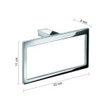 Scheda Tecnica Gedy Lanzarote Portasalviette ad anello