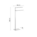 Scheda Tecnica Gedy Maine Piantana Portasciugamani 