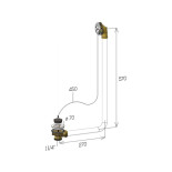 Scheda Tecnica Ghidini Piletta per Vasca senza Sifone