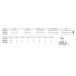 Scheda Tecnica Giacomini Detentore attacco Ferro Dritto