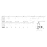 Scheda Tecnica Giacomini Valvola Termostatizzabile attacco Rame ad Angolo