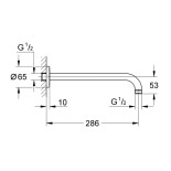 Scheda Tecnica Grohe Rainshower Braccio Doccia