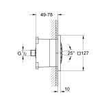 Scheda Tecnica Grohe Rainshower F-Series 5" Soffione Doccia Laterale