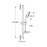 Scheda tecnica Grohe Tempesta 110 2 saliscendi