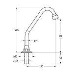 Scheda Tecnica Idral Bocca di Erogazione Girevole